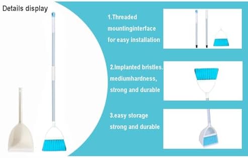 Mini Broom with Dustpan for Kids, Little Housekeeping Helper Set - Image 4