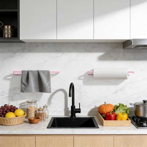 2 PCS Under Cabinet Paper Towel Holder - Image 3