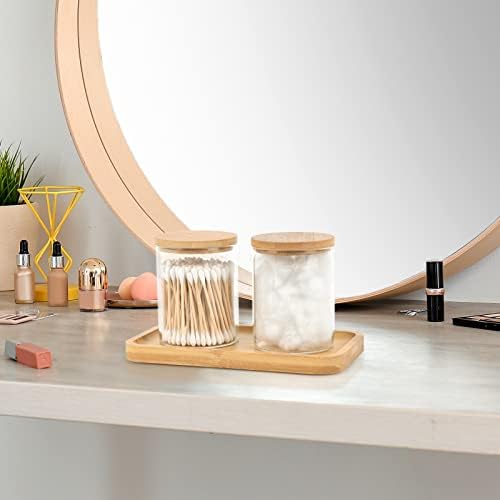 BKYFPQ Glass Qtip Holder Dispenser - Image 4