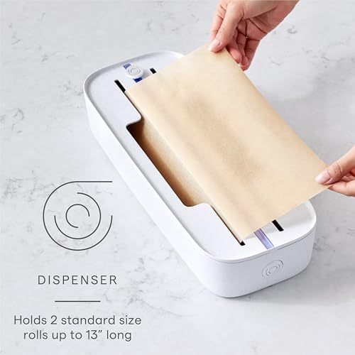 YouCopia StoraRoll Food Wrap Dispenser 2-in-1, Aluminum Foil Wrap Organizer - Image 2