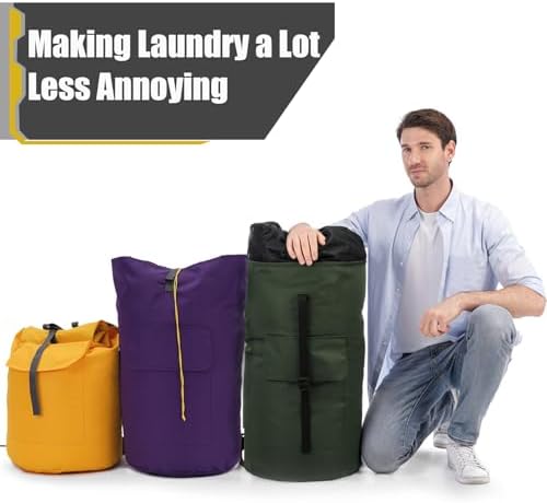 Backpack Laundry Bag, 115L Heavy Duty Extra Large College Laundry Backpack - Image 6