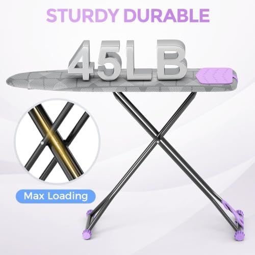 APEXCHASER Foldable 7-Level Heigh Adjustable Ironing Board - Image 6