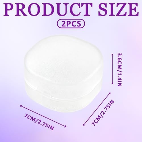 2 Pcs Portable Cotton Round Holder, Lightweight Cotton Round Dispenser - Image 2