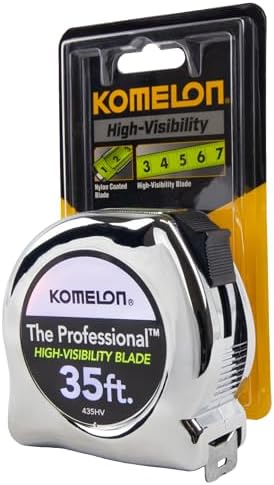 Komelon 435HV High-Visibility Professional Tape Measure, 35-Feet by 1-Inch - Image 3