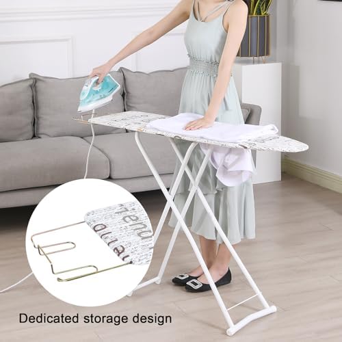 Foldable Ironing Board 43" x 13", Height Adjustable Iron Board - Image 4