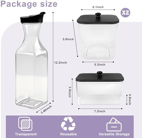 POLRAI Laundry Pod Containers and Dryer Sheet Holder and Laundry Detergent - Image 3