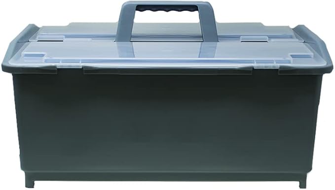 Extra Large 2 Compartment Cleaning Caddy Bucket Tool Supply Organizer with Handle