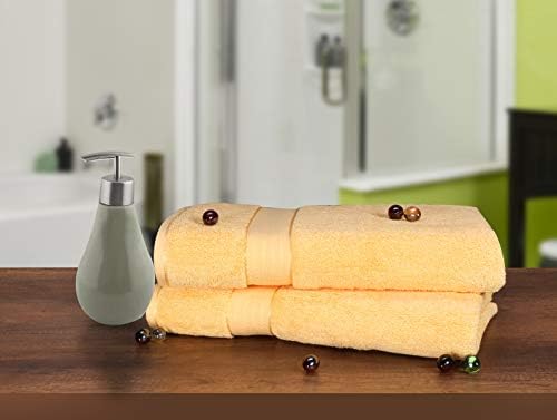 GLAMBURG 700 GSM Premium Cotton 2-Pack Oversized Extra Large Bath Sheet Set - Image 5