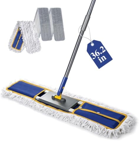 Masthome 36" Commercial Dust Mop, Large Microfiber Mops by Masthome