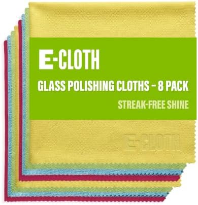 E-Cloth Glass & Polishing Cloths, Premium Microfiber Glass Cleaner, Glass and by E-Cloth