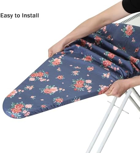 Ironing Board Cover and Pad Standard Size 15" x 54", 3 Pairs of Hook and Loop - Image 5
