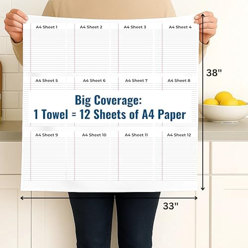 Flour Sack Towels | Tea Towel for Crafts| Kitchen Dish Cotton Blank Towel for - Image 2