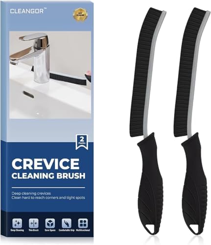 CLEANGOR Crevice Cleaning Brushes, Cleaner Scrub Brush Tool by Cleangor