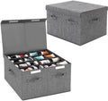 Shoe Organizer for Closet Fits 16 Pairs, Large Shoe Storage Box Bins 2 Pack by FBBABB