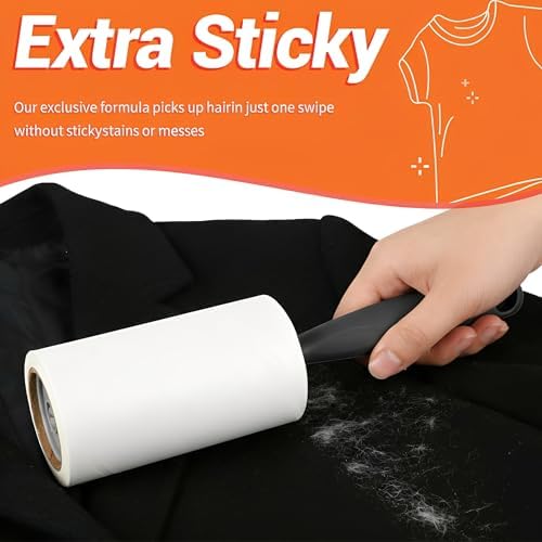 Lint Roller 220 Sheets with 2 Handle, Lint Rollers - Image 4