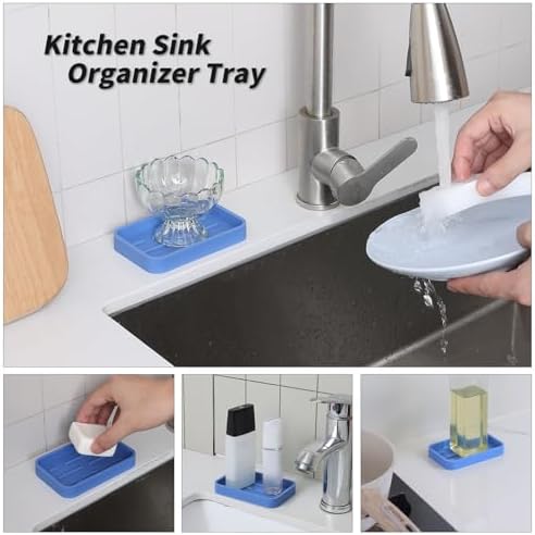 MicoYang Silicone Kitchen Sink Organizer Tray - Image 4