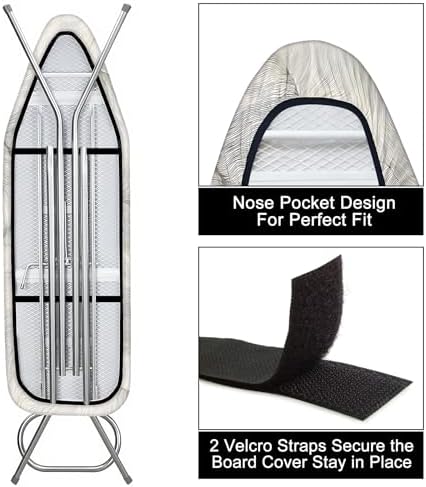 Ironing Board Cover 15"x54"，Standard Ironing Board Replacement Cover，Easy Fit - Image 3