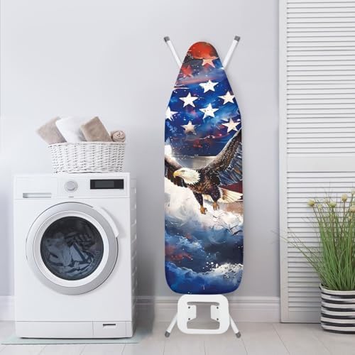 GLENLCWE American Flag Bold Eagle Ironing Board Cover, 54x15 inches, 4th of - Image 3