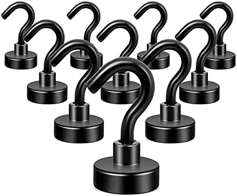 Neosmuk Magnetic Hooks, 30lb Heavy Duty, 10 Pack by Neosmuk
