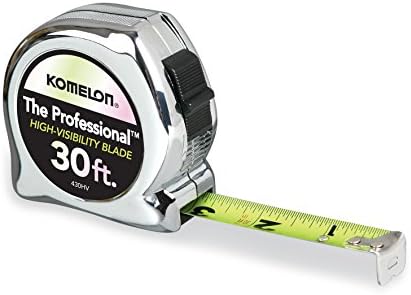 Komelon 430HV High-Visibility Professional Tape Measure, 30-Feet by 1-Inch by KomelonTools