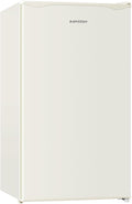 BANGSON Mini Fridge with Freezer, 3.2Cu.Ft, Single Door Small Refrigerator, Energy-efficient, Low Noise, Mini fridge for Bedroom Dorm and Office, Cream White