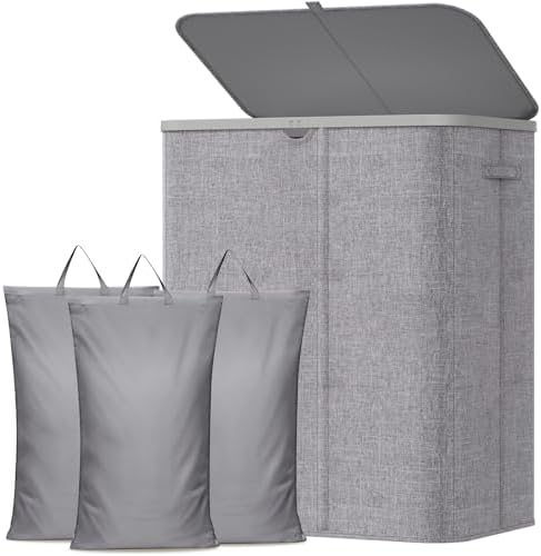 Lifewit 185L 3 Section Laundry Hamper by Lifewit