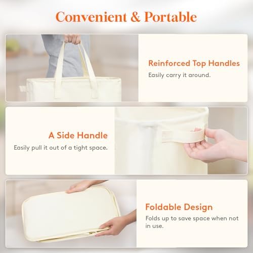 Lifewit 2 Pack Slim Laundry Hamper - Image 3