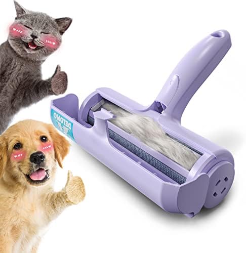 DELOMO Pet Hair Remover Roller, Reusable Lint Roller by DELOMO