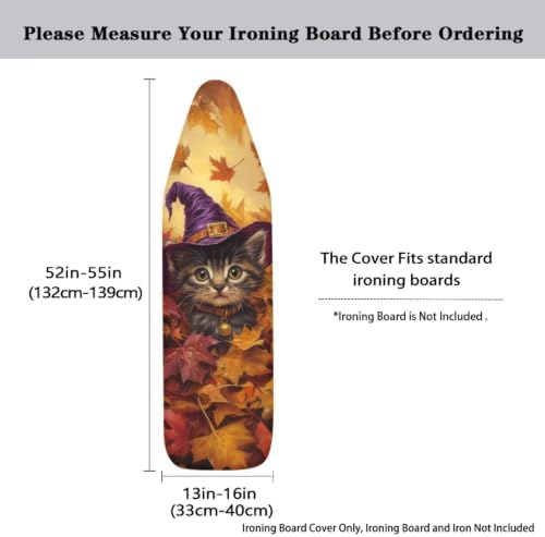 Halloween Cat Ironing Board Cover Scorch Resistant Padding Elastic Edge Heavy - Image 5