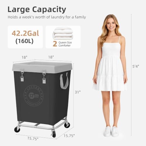 STORAGE MANIAC Commercial Laundry Hamper - Image 3