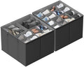 SUOCO 2 Pack Shoe Organizer for Closet, Fits up to 32 Pairs, Small Space Shoe by SUOCO