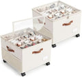 Shoe Organizer for Closet with Wheels by GLORIEROO