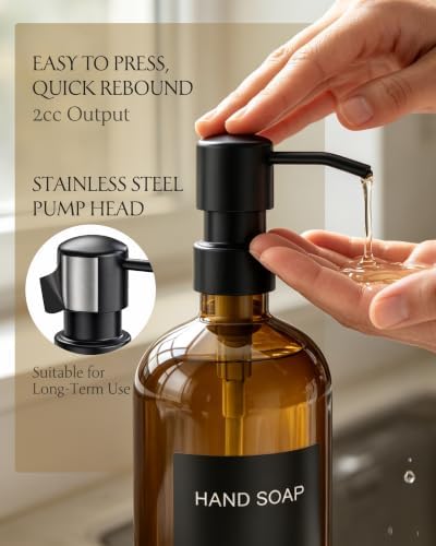 Cisily Kitchen Soap Dispenser Set Comes - Image 2