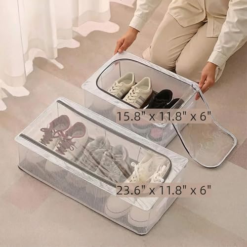 1 Pack Clear Shoe Storage Boxes - Image 5