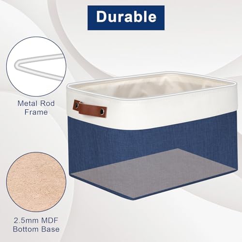 Bagnizer Storage Bins Large Fabric Storage Baskets - Image 4