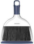 ROSEOK Mini Dustpan and Brush Set, Small Broom and Dust Pan by ROSEOK