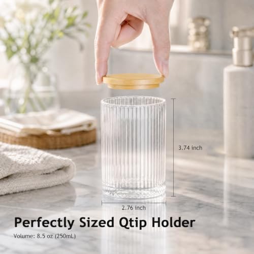 SheeChung 2 Pack Glass Apothecary Jar - Image 3