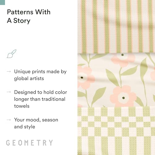 GEOMETRY Tea Towels – Spring & Summer Collection – Quick-Dry, Ultra-Absorbent - Image 5