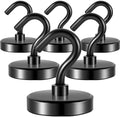 Neosmuk Magnetic Hooks for Cruise Cabins, 130lb Heavy Duty, 6 Pack by Neosmuk