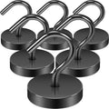 Neosmuk Magnetic Hooks Large Opening, 80lb+ Cruise Hooks, 6 Pack by Neosmuk