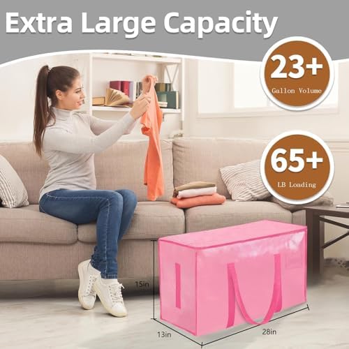 6 Pack-Extra Large Heavy Duty Moving Bags - Image 3