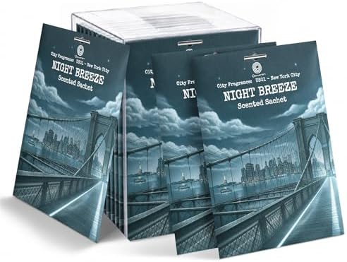 US01-NewYork City Night Breeze Scented Sachets by Unknown
