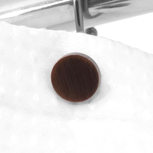 Vintage Bronze Shower Curtain Hooks: Rust Proof Metal Curtain Rings - Image 5