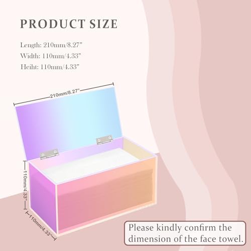 Face Towel Disposable Holder Box Container - Image 3