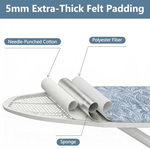 Ironing Board Covers and Pad, 15*54in Standard Size, - Image 3