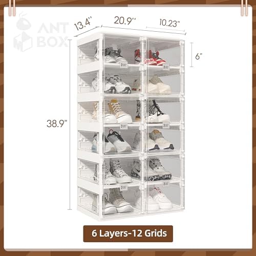 ANTBOX Foldable Shoe Rack, Shoe Organizers - Image 3