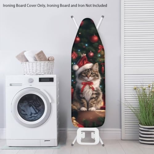 Flashideas Christmas Cat Ironing Board Cover and Pad Standard Size Ironing - Image 3