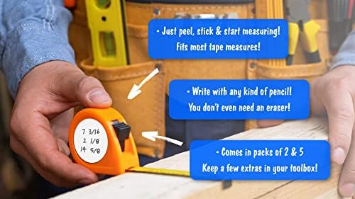 CYCLOPS Erasable Scratch Pad for Tape Measure, Peel & Stick, Jobsite Tough - Image 6