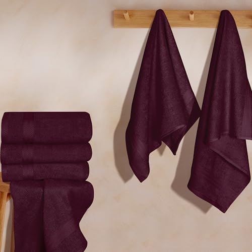 GLAMBURG Ultra Soft 6-Piece Hand Towel Set 16x28-100% Ringspun Cotton - Image 3