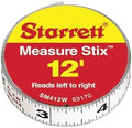 Starrett Tape Measure Stix, 1/2" x 144", S1 Style by Starrett